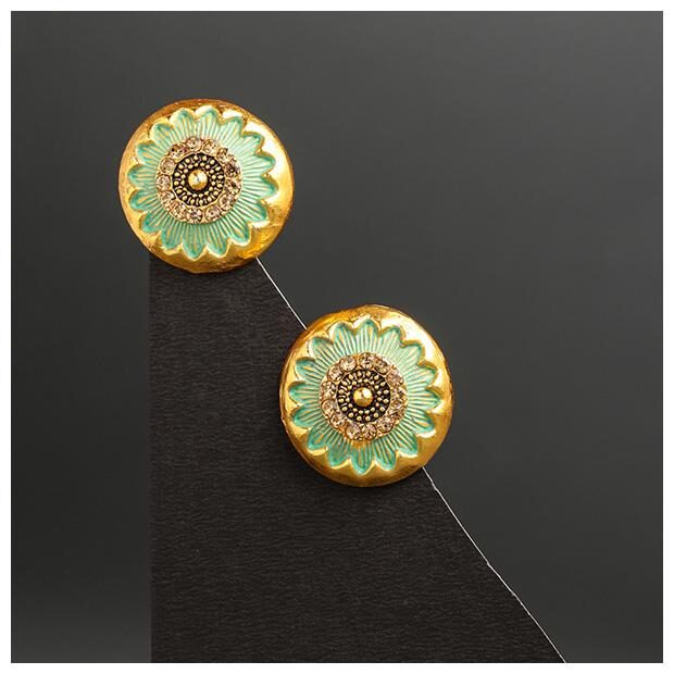 

Sukkhi Dazzling Mint Collection Gold Plated Earring for Women