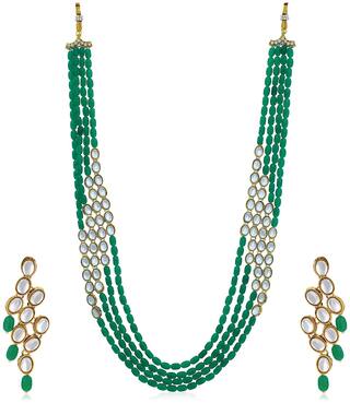 Sukkhi Dazzling Gold Plated Necklace Set for Women
