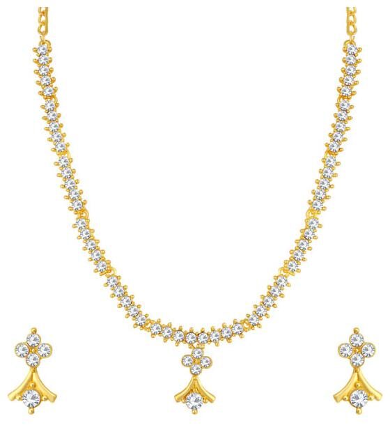 

Sukkhi Delicate Gold Plated Necklace Set For Women
