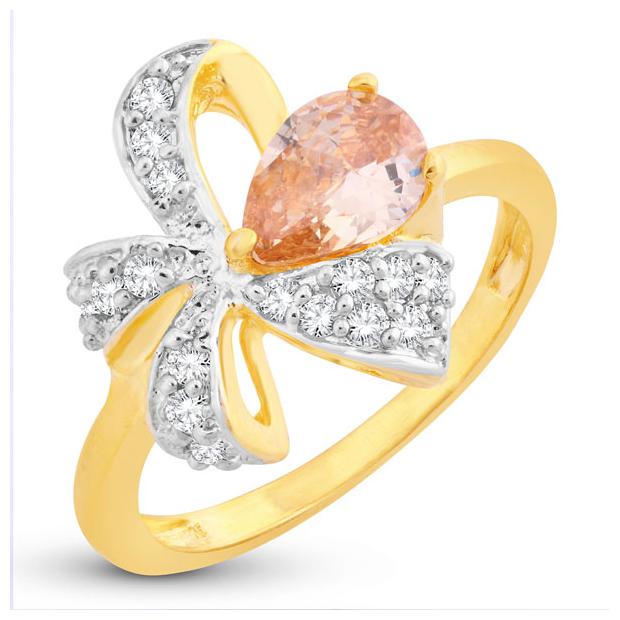

Sukkhi Delightful Bow Gold Plated Ring for women