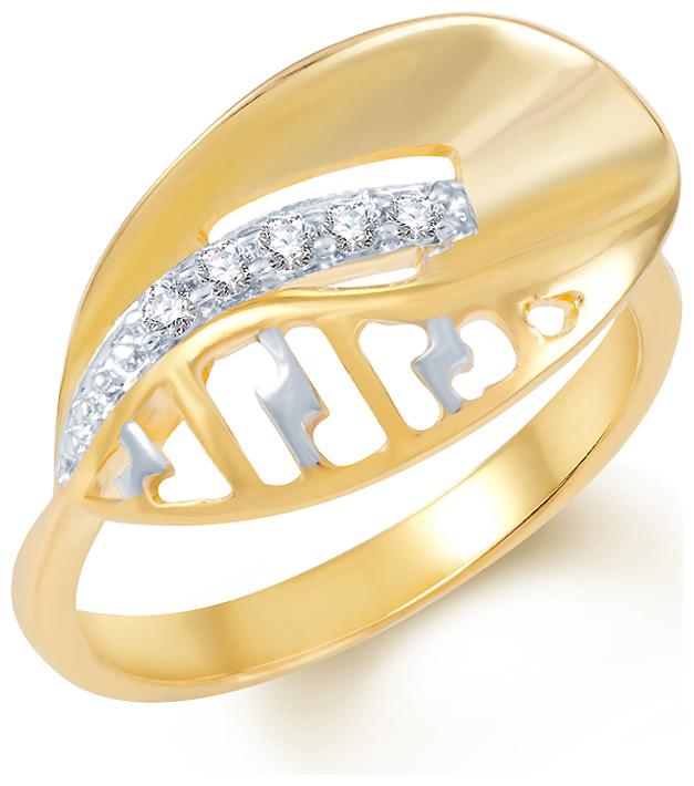 

Sukkhi Delightful Gold And Rhodium Plated Cz Ring