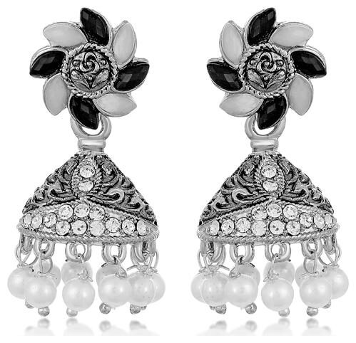 

Sukkhi Elegant Floral Oxidised Earring for Women