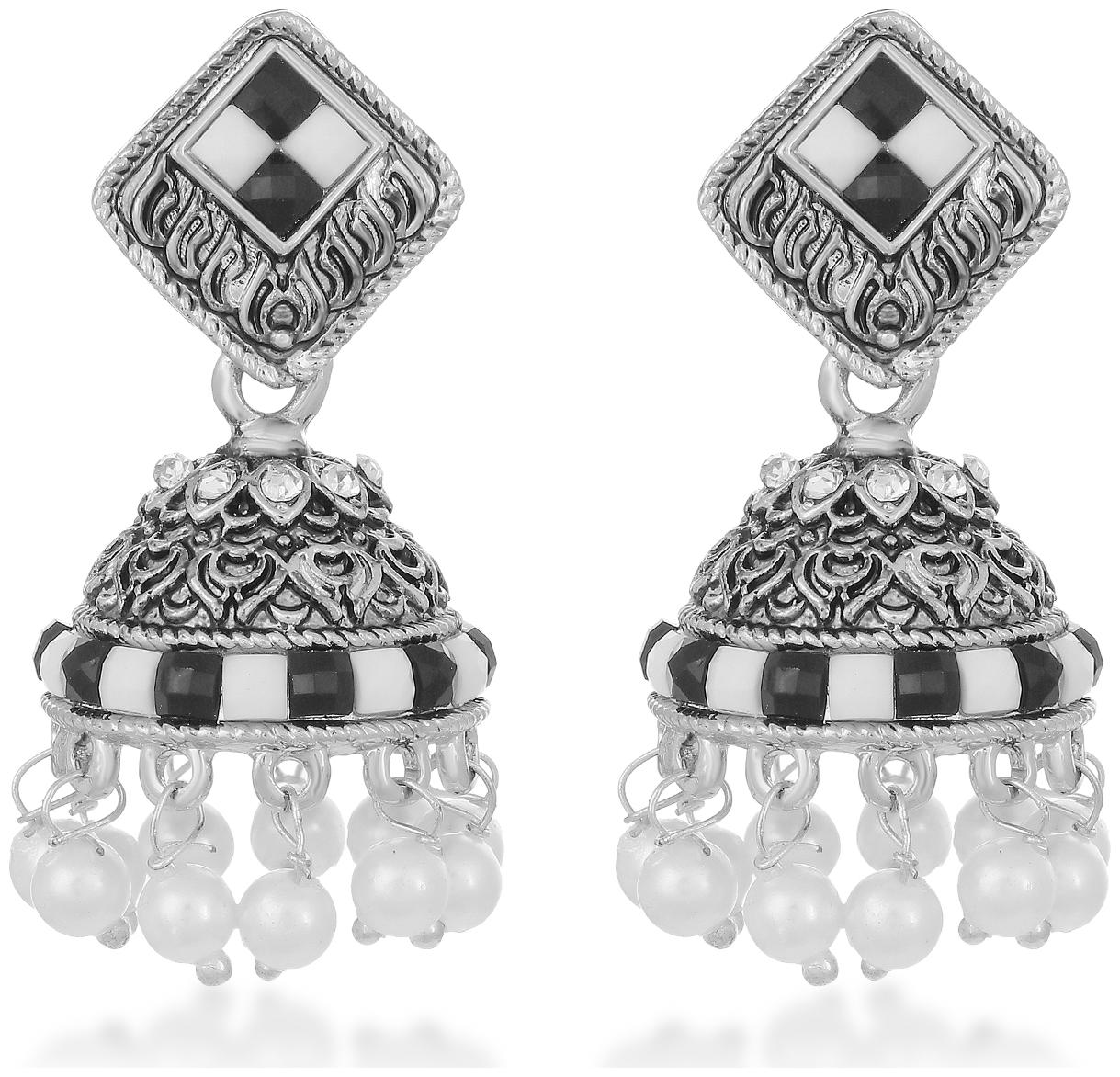 

Sukkhi Equisite Pearl Oxidised Earring for Women