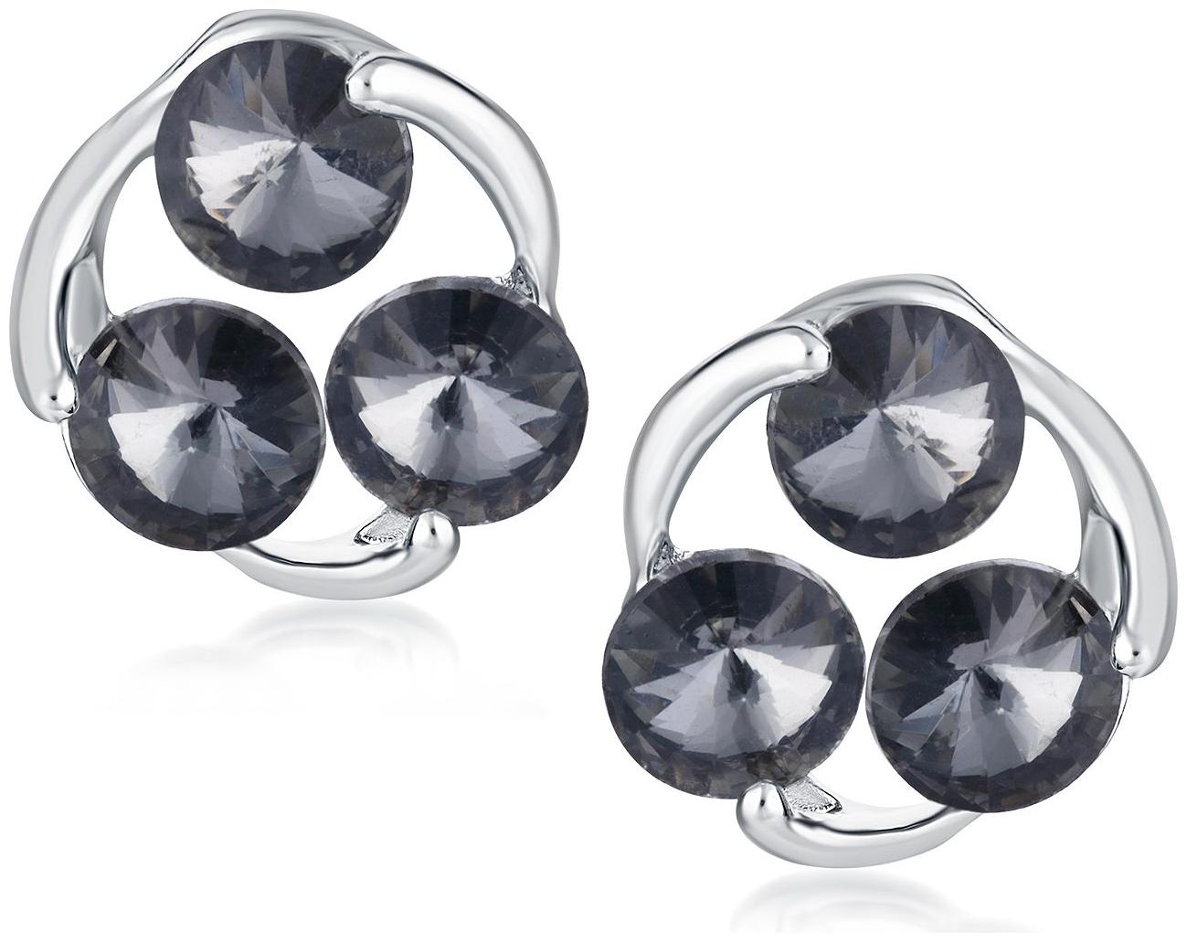 

Sukkhi excellent Rhodium Plated Round Shaped Stud earring for women
