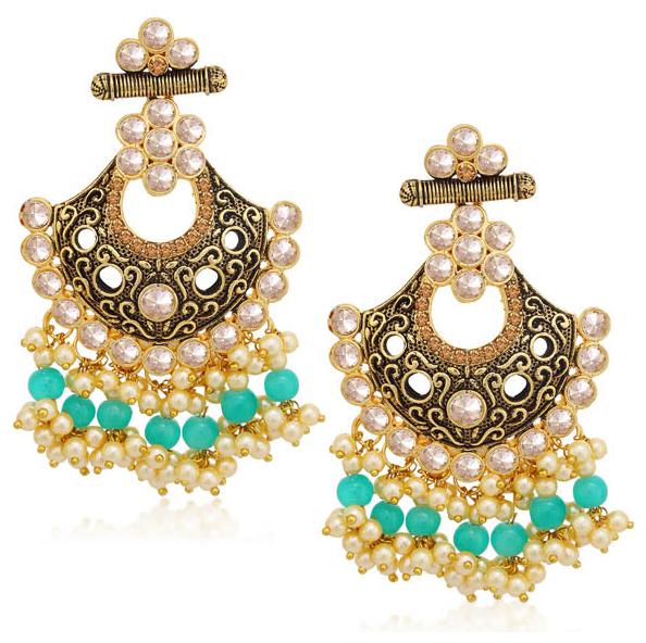 

Sukkhi Exclusive LCT Gold Plated Pearl Chandelier Earring For Women