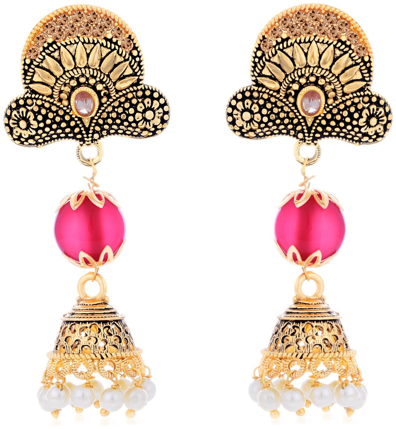 

Sukkhi Exotic LCT Gold Plated Pearl Jhumki Earring For Women