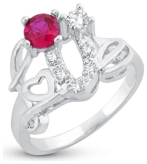 

Sukkhi Eye-catchy Love Heart Engagement Proposal Rhodium Plated Ring for women