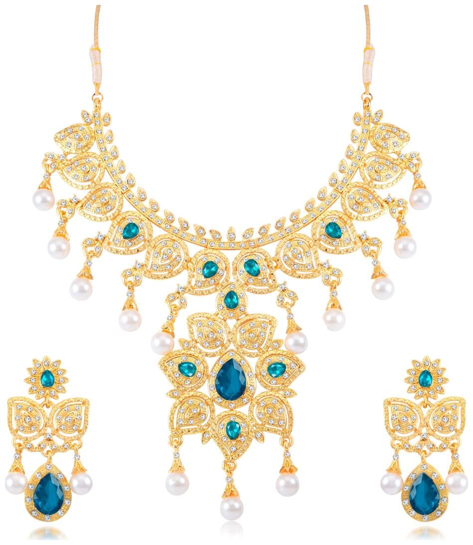 

Sukkhi Fabulous Gold Plated necklace set for women