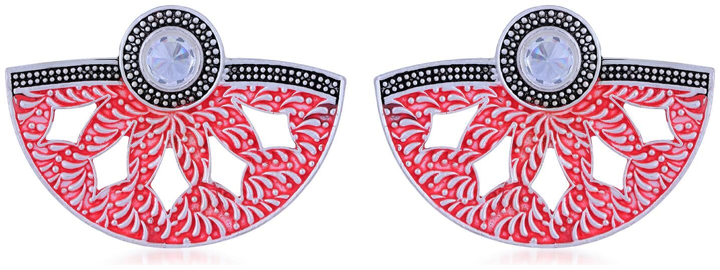 

Sukkhi Fancy Oxidised Mint Collection Stud Earring For Women