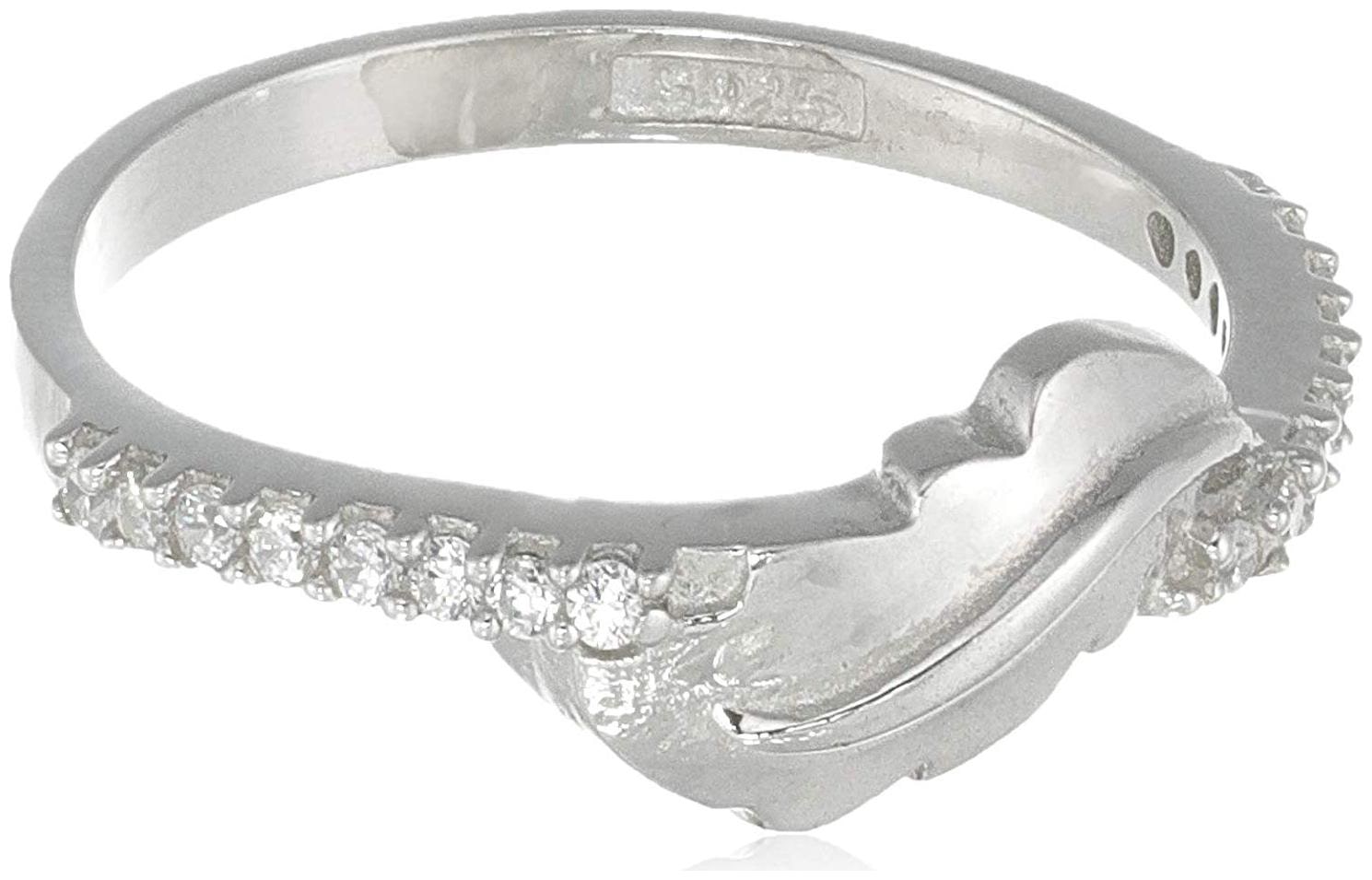 

Sukkhi Fascinating Silver Plated Leafy Ring For Women