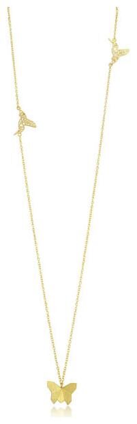 

Sukkhi Fashionable Gold Plated Butterfly and Bird Pendant with Chain For Women