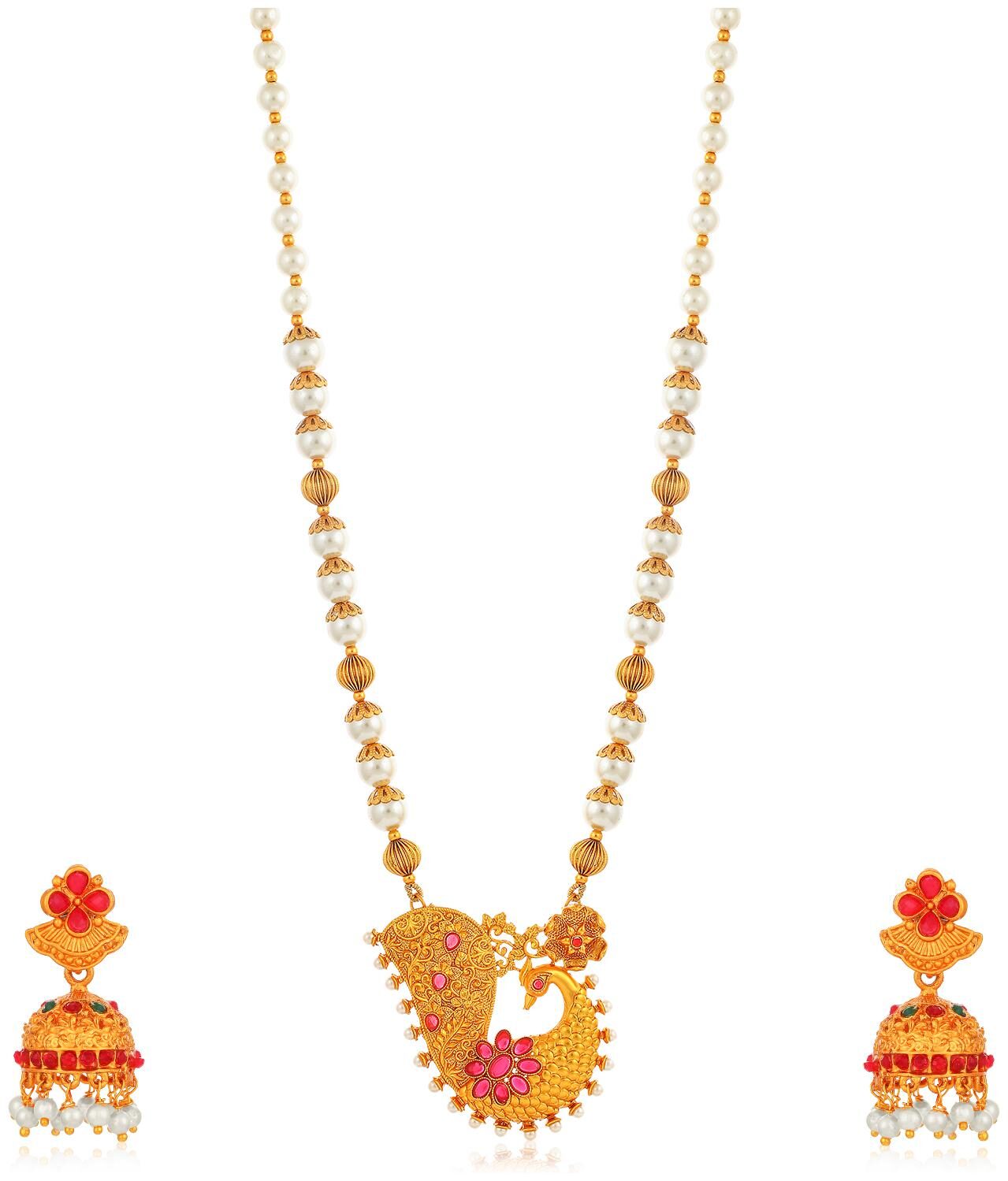 

Sukkhi Fashionable Collar Gold Plated Necklace Set for Women