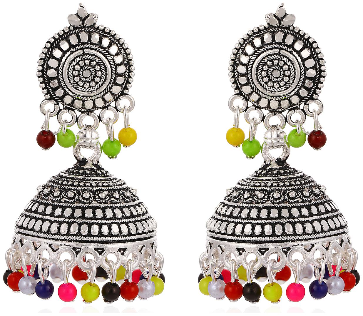 

Sukkhi Fashionable Oxidised Jhumki Earring for Women