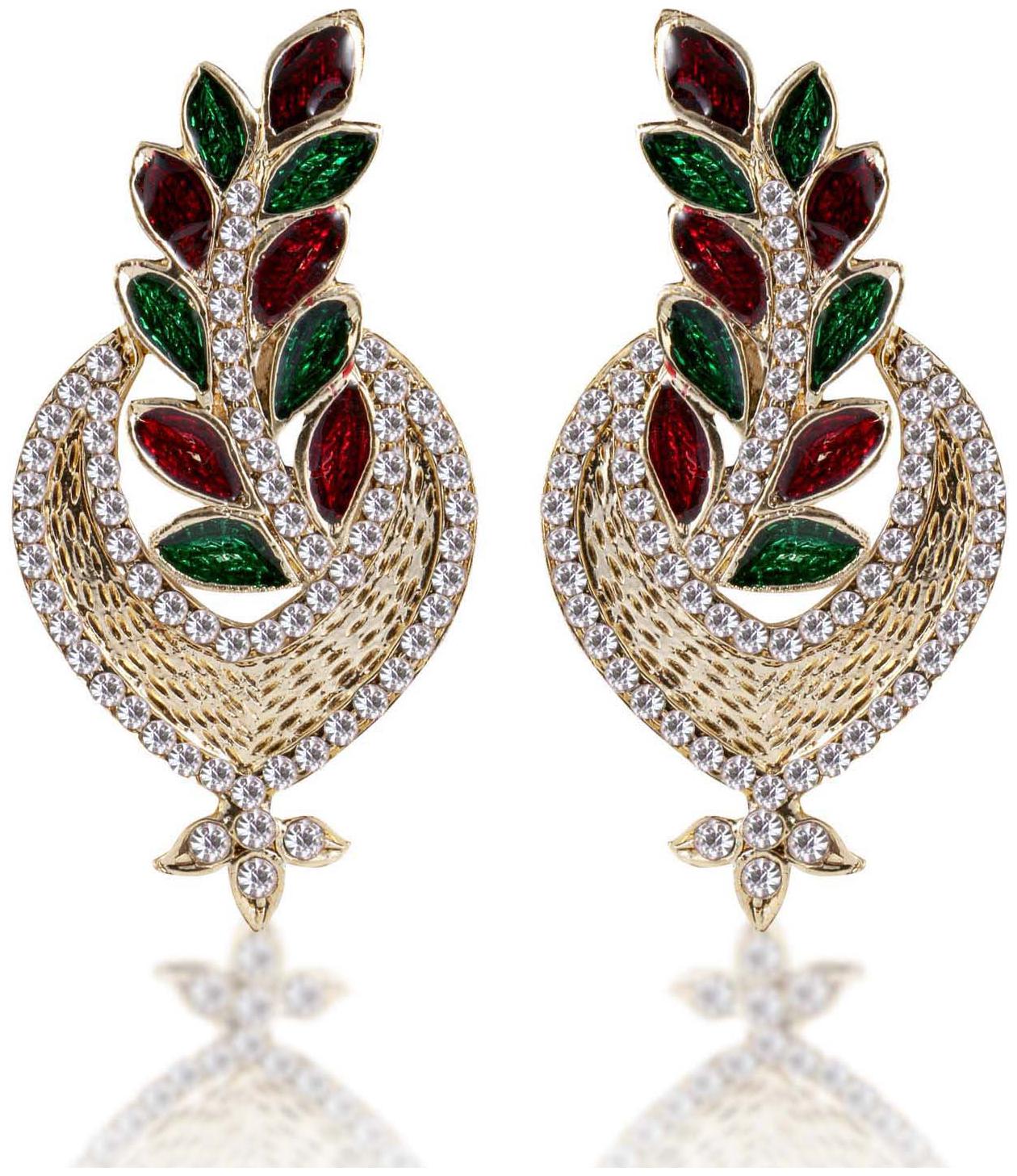 

Sukkhi Fine Gold Plated AD Earring For Women