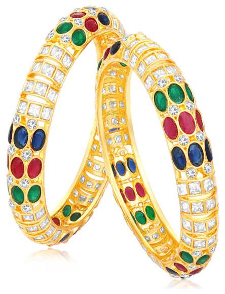 

Sukkhi Gleaming Gold Plated Bangle Set For Women (Set of 2)