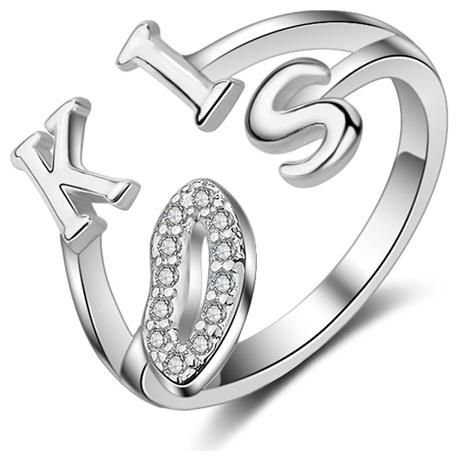 

Sukkhi Glimmery Kiss Australian Diamond Rhodium Plated Ring for Women