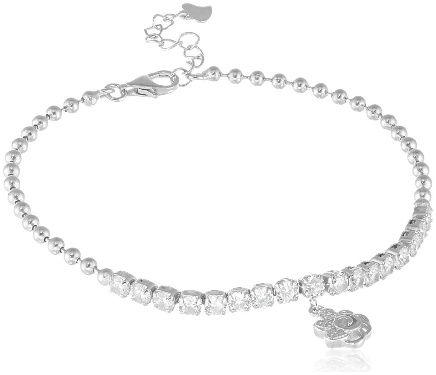 

Sukkhi Glistening Silver Plated Floral Bracelet For Women