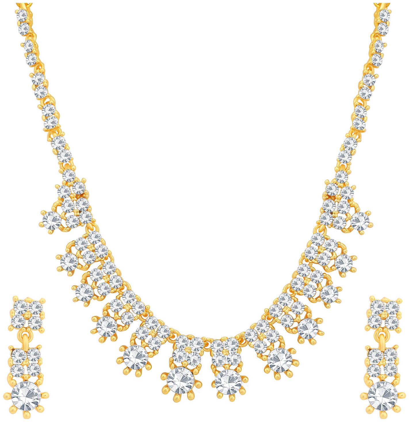 

Sukkhi Glitzy Gold Plated Necklace Set for Women