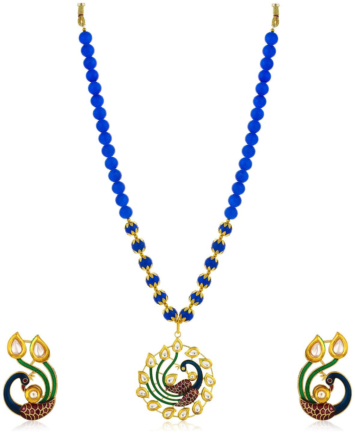 

Sukkhi Glitzy Collar Gold Plated Necklace Set for Women