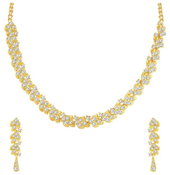

Sukkhi Glitzy Gold Plated Necklace Set For Women