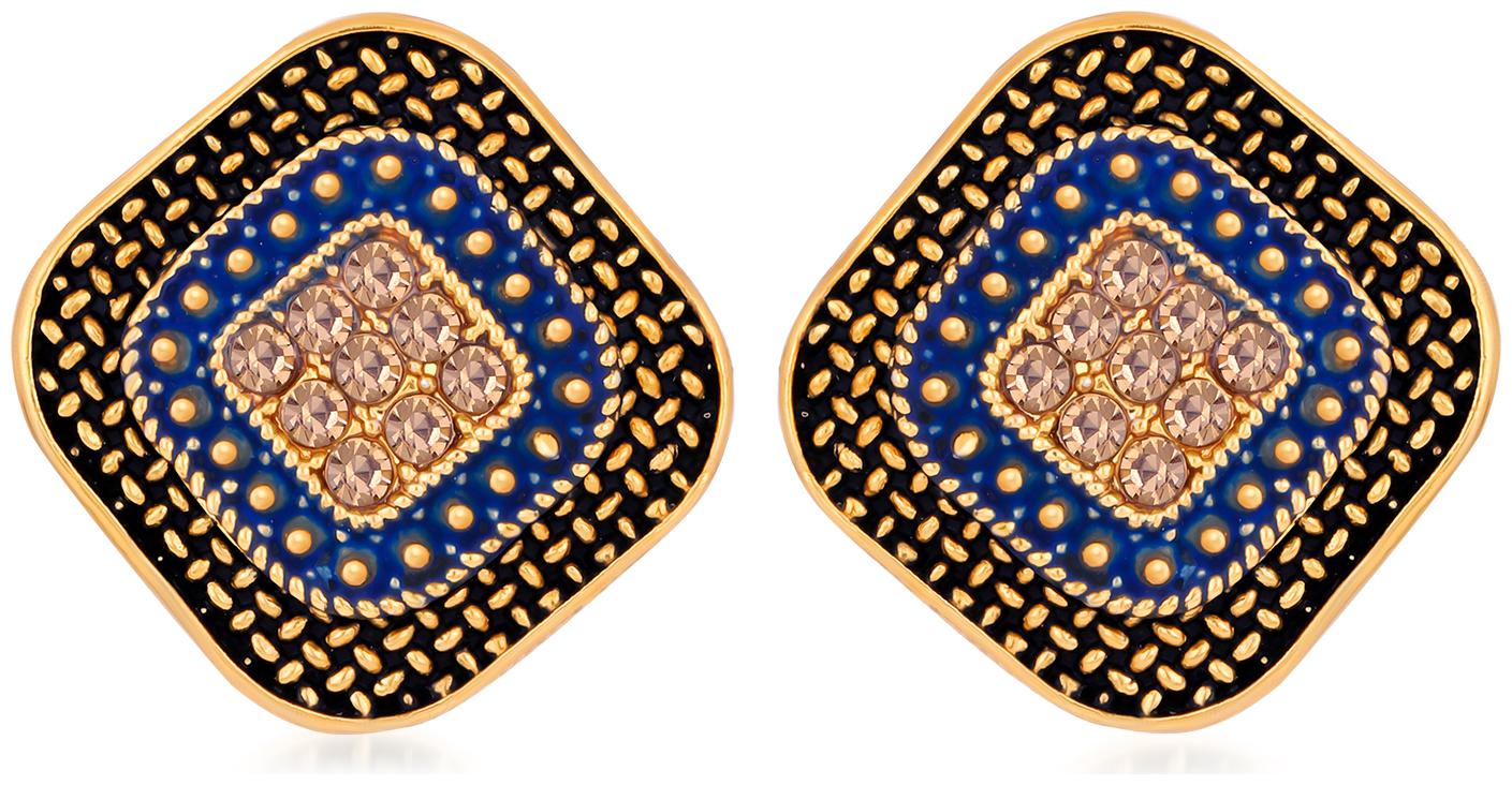 

Sukkhi Glitzy LCT Gold Plated Mint Collection Stud Earring For Women