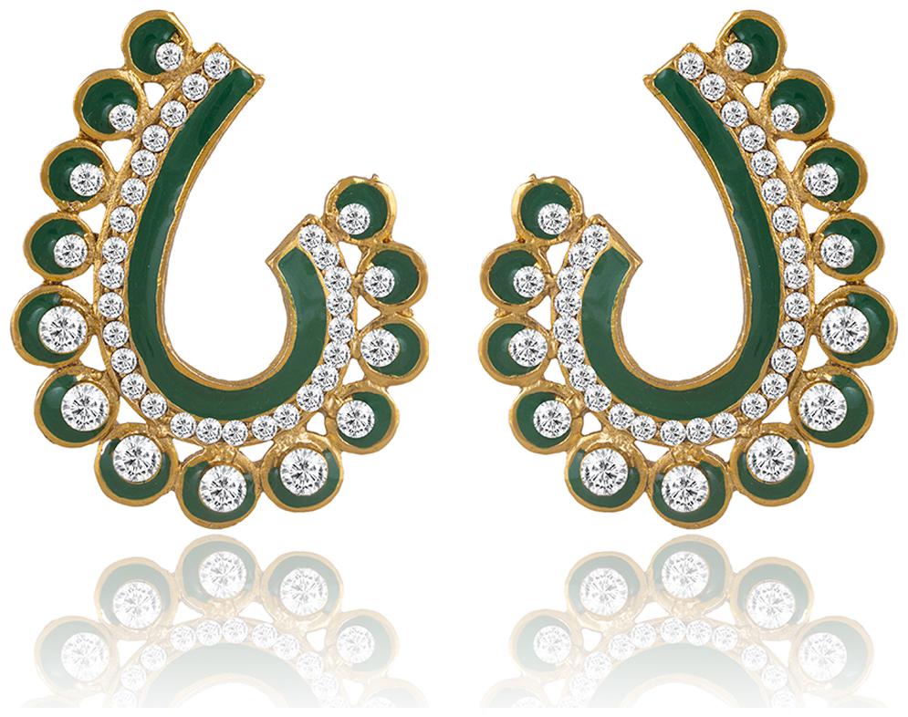 

Sukkhi Glorious Gold Plated Ad Earring For Women