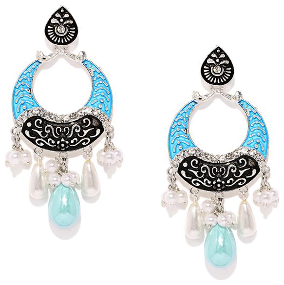 

Sukkhi Glorious Mint Collection Oxidised Plated Earring for Women