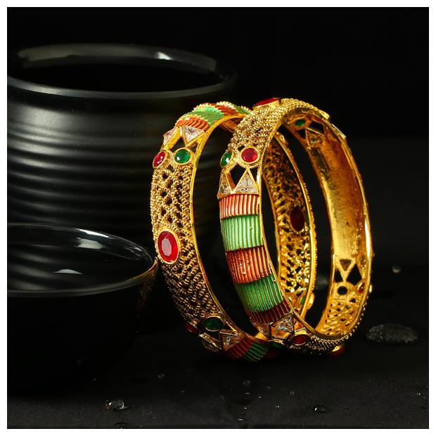 

Sukkhi Gold Alloy Bangle For Women