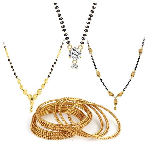 

Sukkhi Gold Alloy Mangalsutra Set For Women