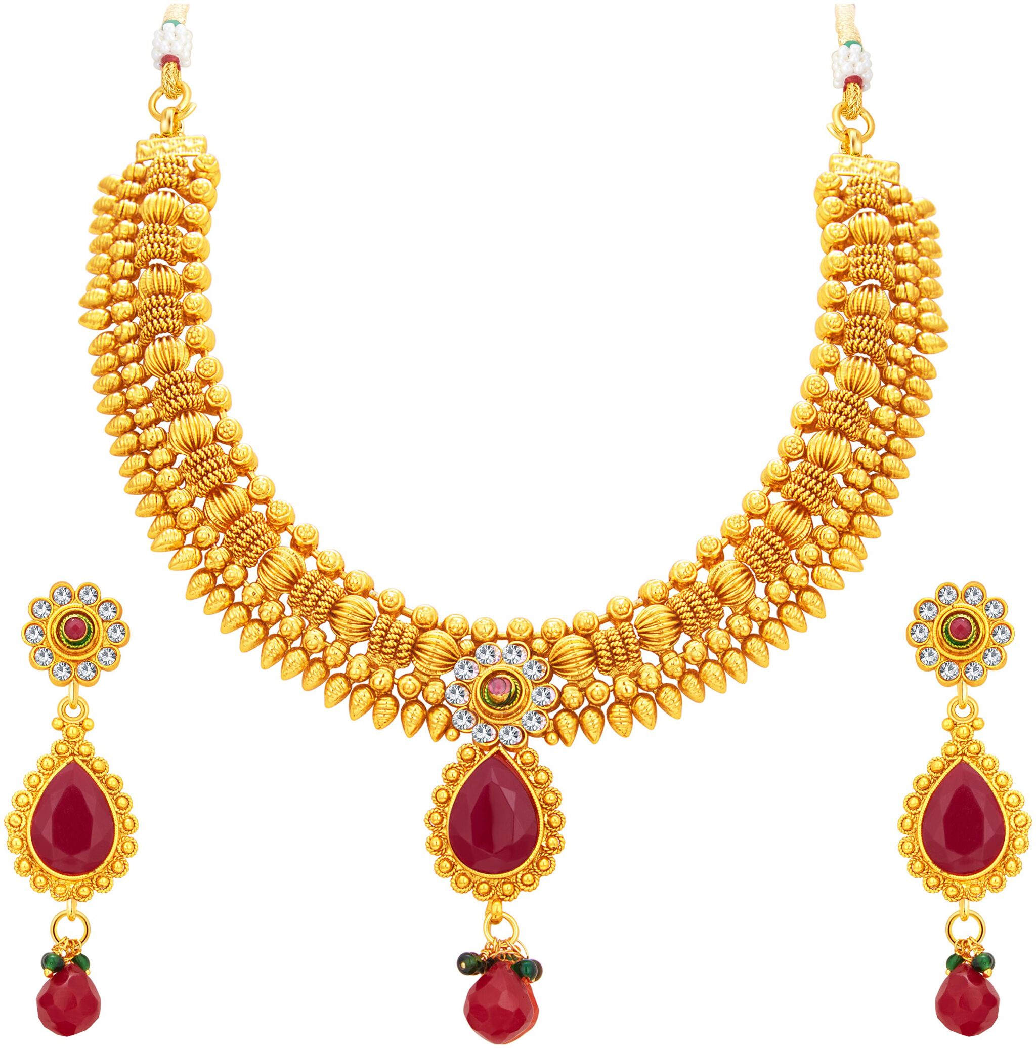 

Sukkhi Gold Necklace Set For Women