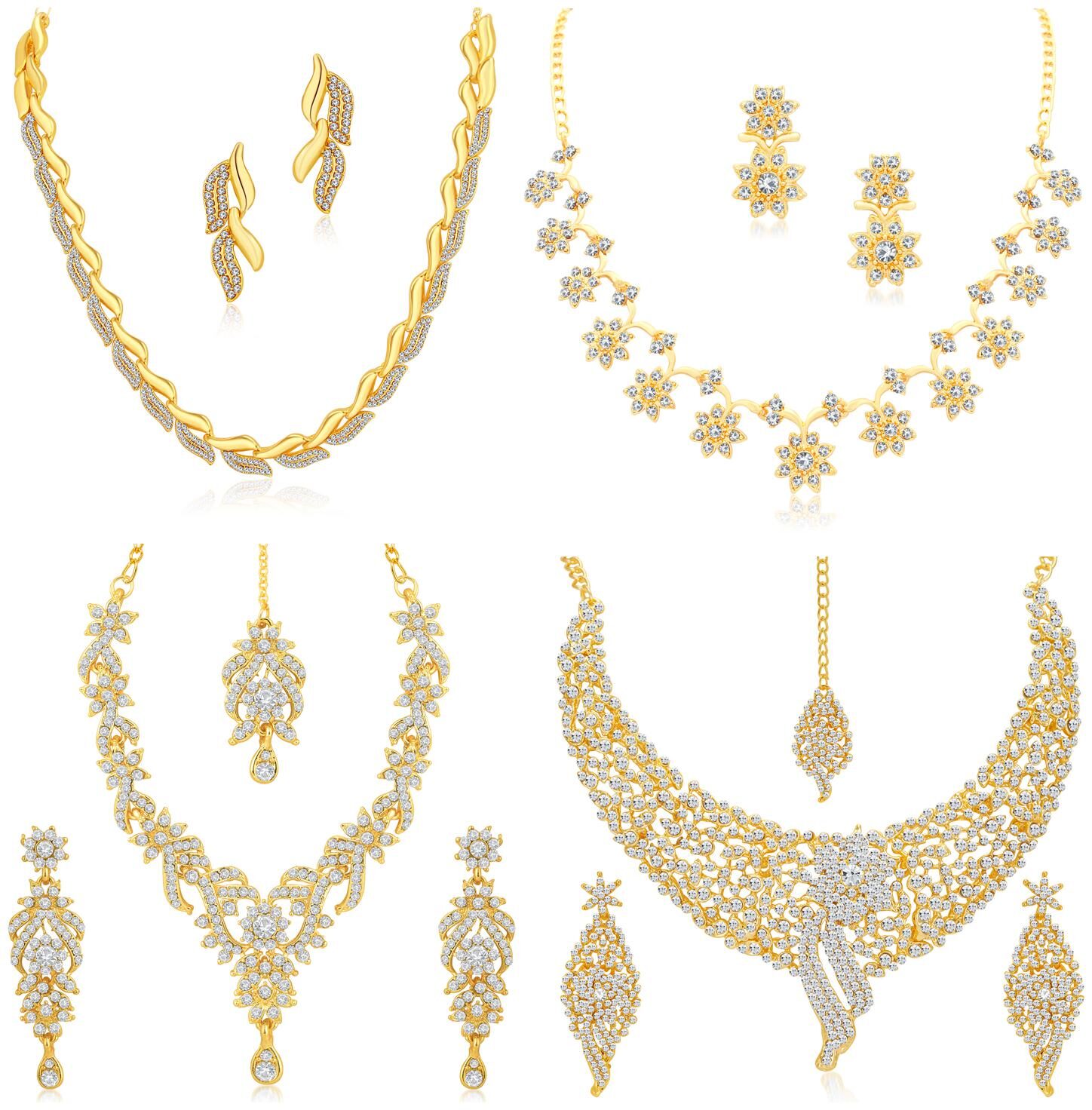 

Sukkhi Gold Necklace Set For Women