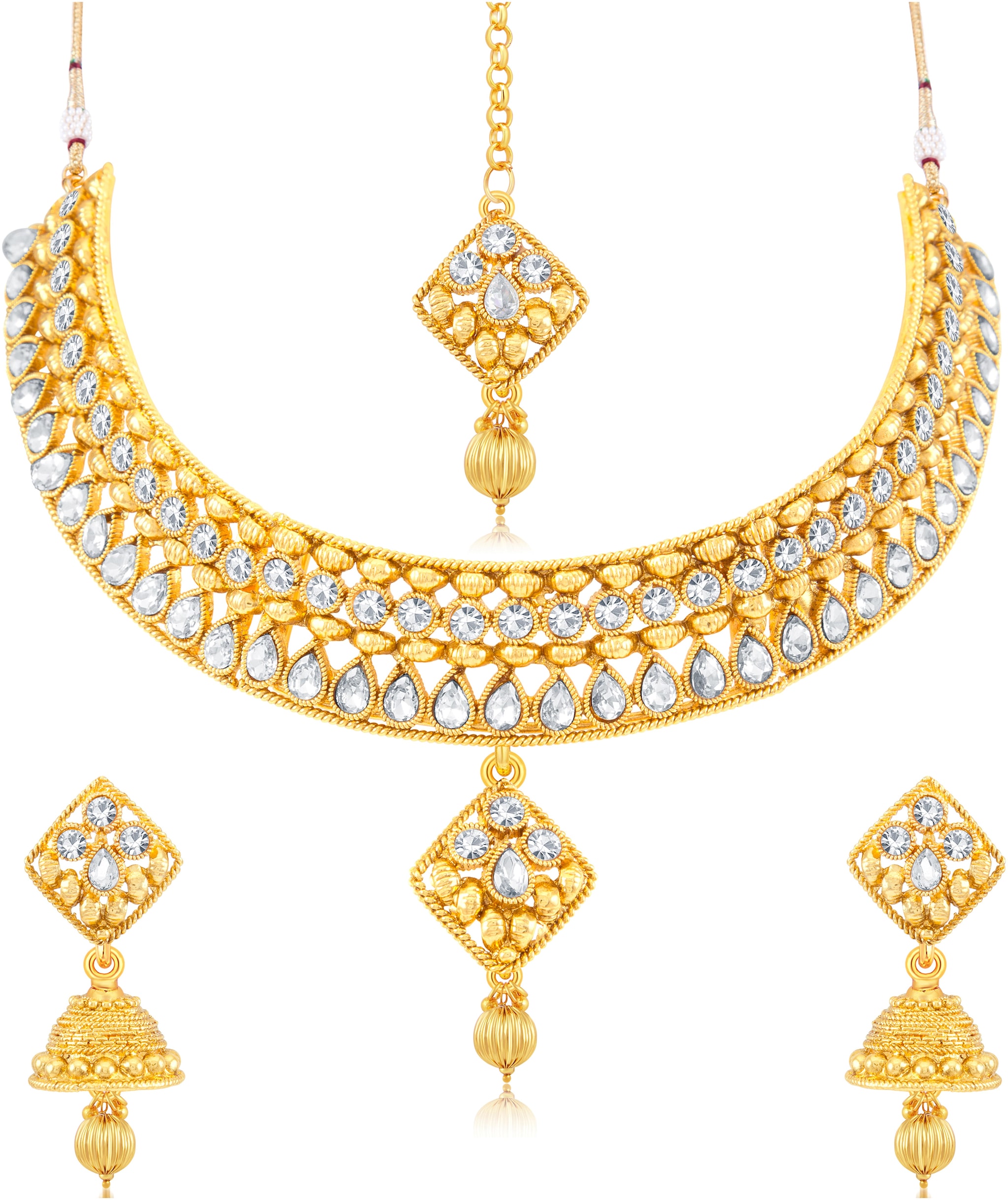 

Sukkhi Gold Necklace Set For Women