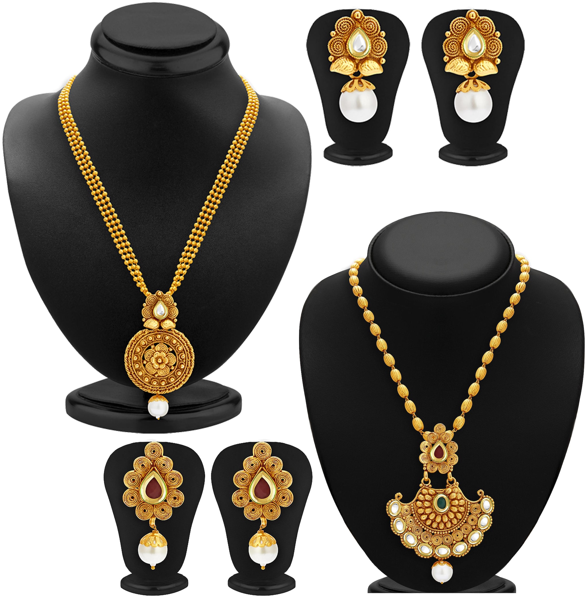 

Sukkhi Gold Necklace Set For Women