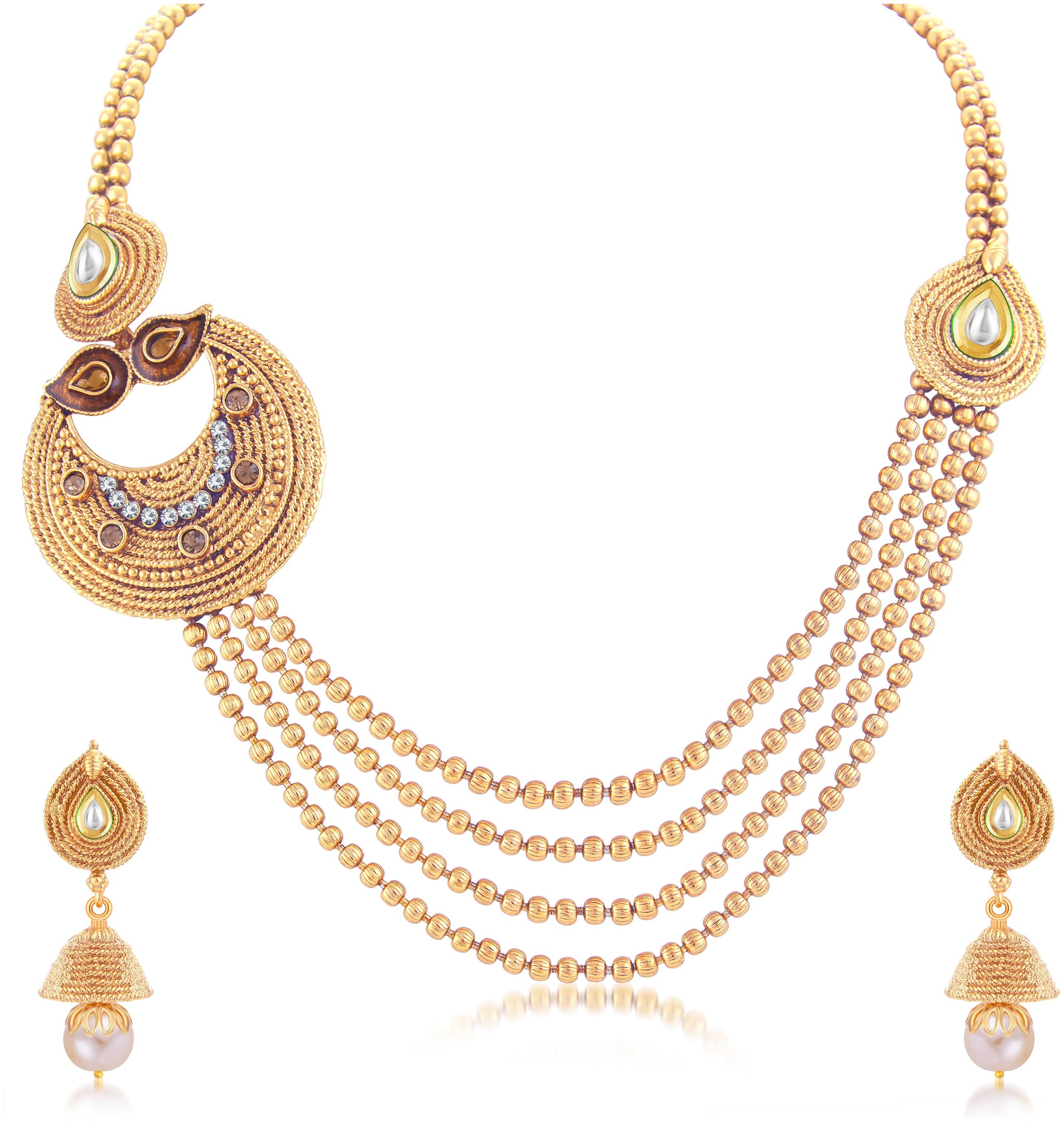 

Sukkhi Gold Necklace Set For Women