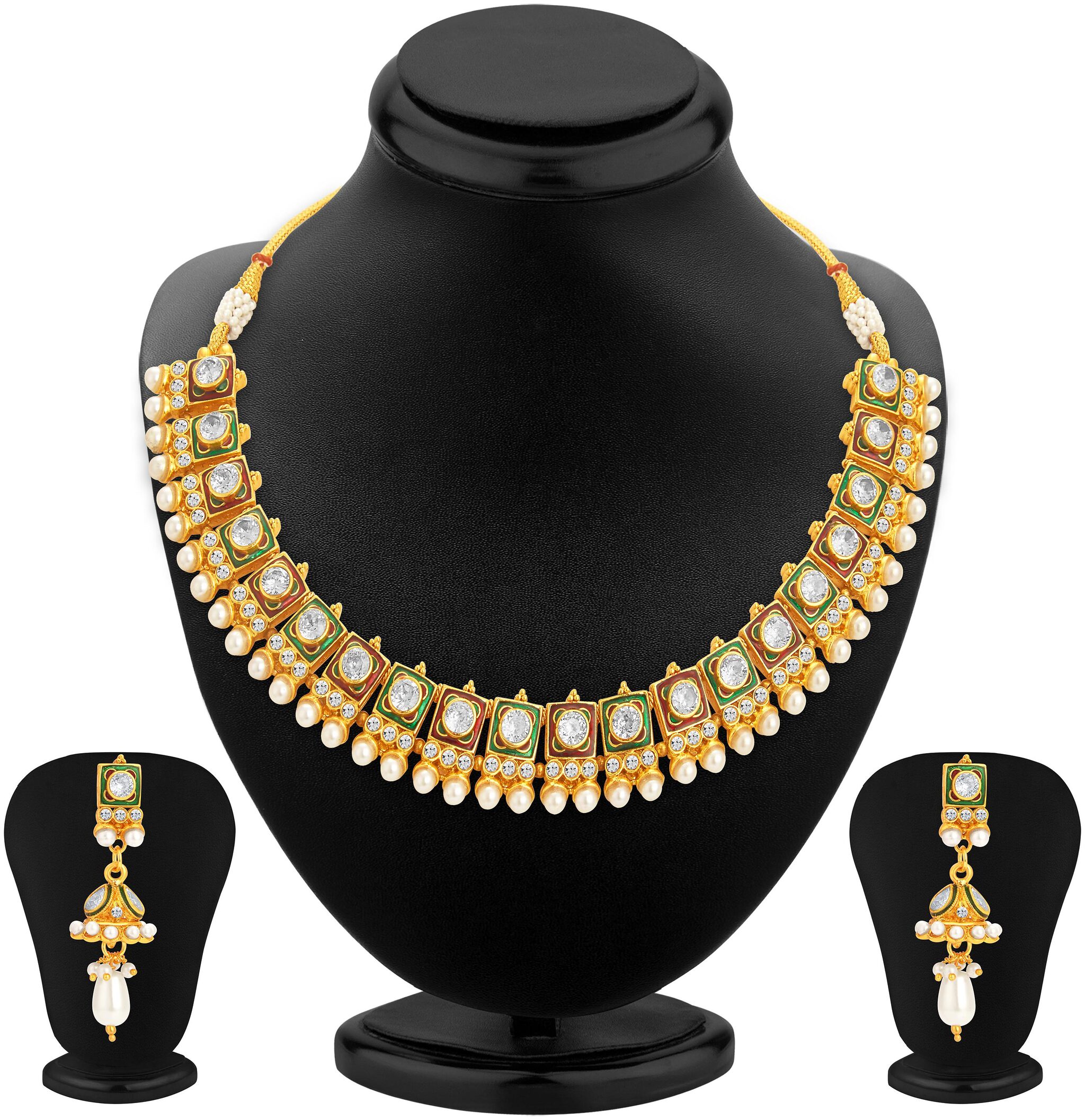 

Sukkhi Gold Necklace Set For Women