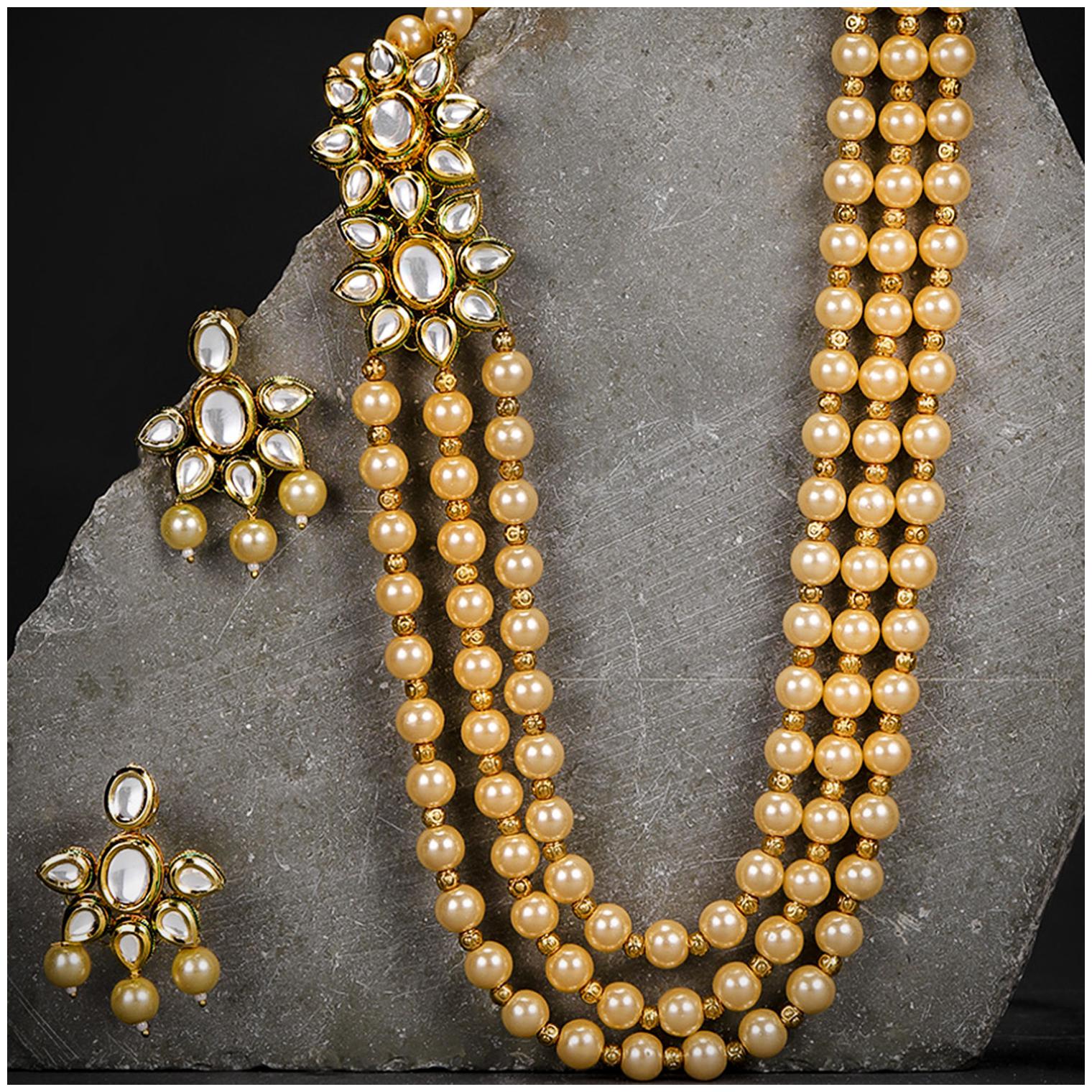 

Sukkhi Gold Necklace Set For Women