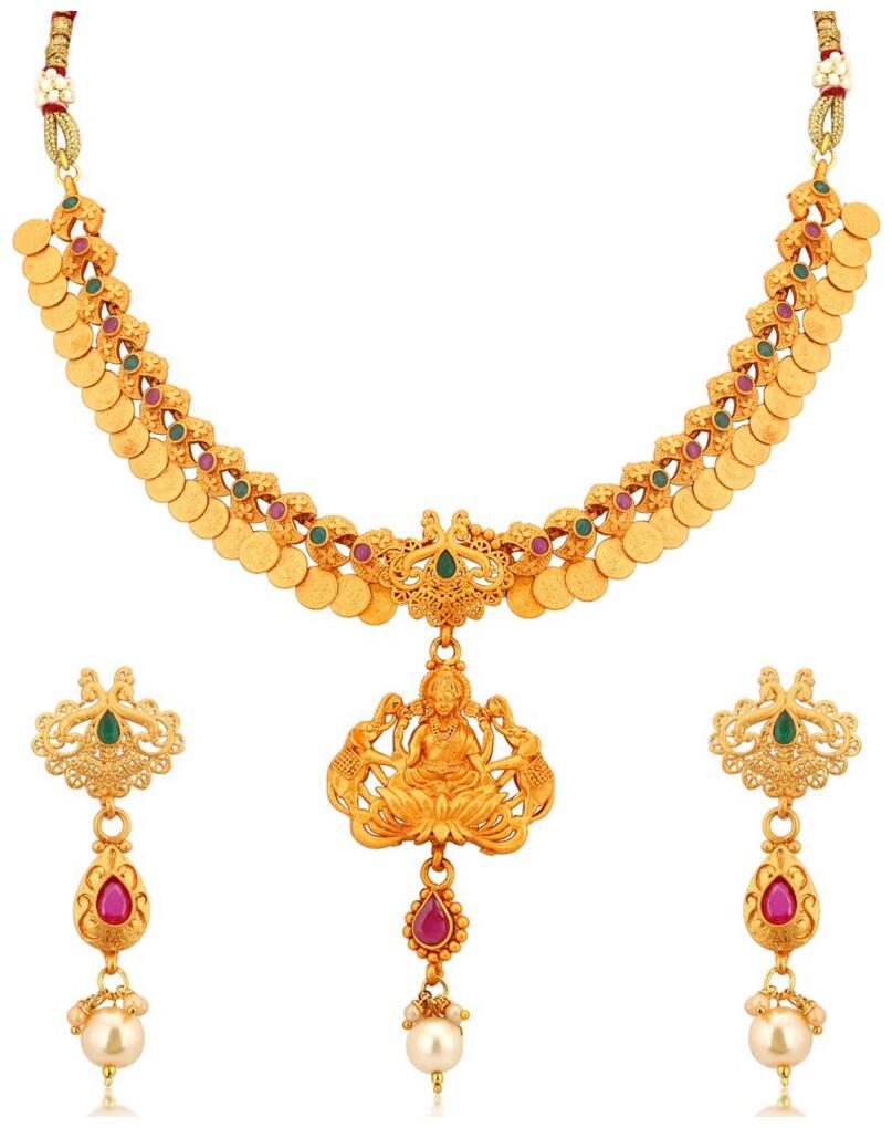 

Sukkhi Gold Necklace Set For Women