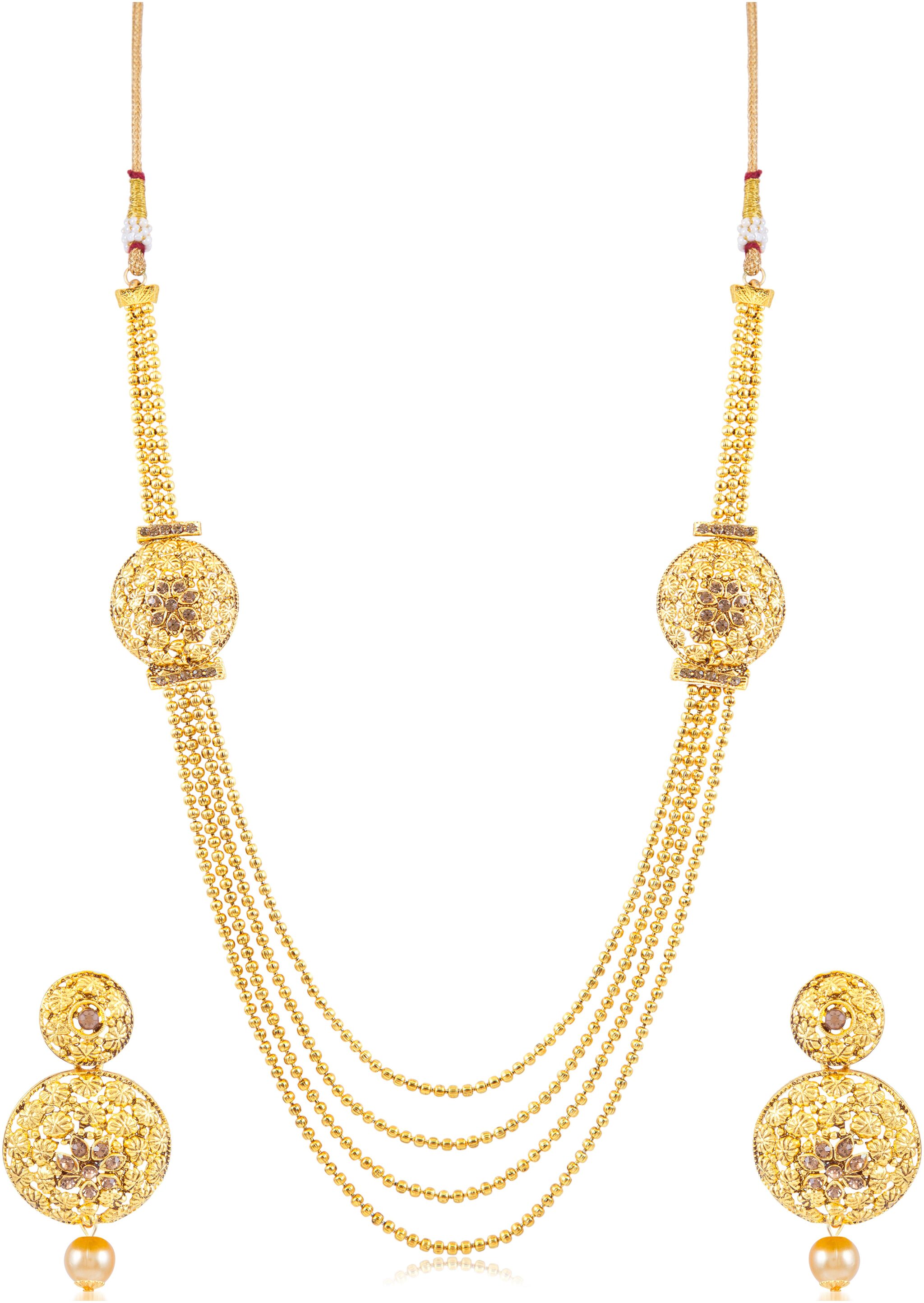 

Sukkhi Gold Necklace Set For Women