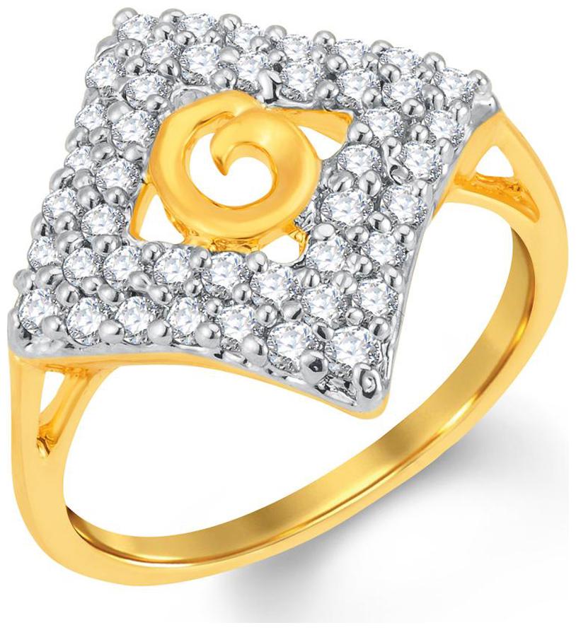 

Sukkhi Fabulous Gold and Rhodium Plated Cubic Zirconia Ring for Women
