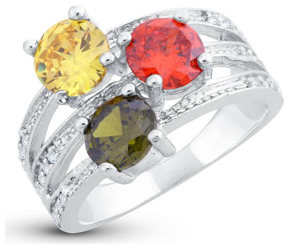 

Sukkhi Gorgeous Swiss Zircon Rhodium Plated Ring for women