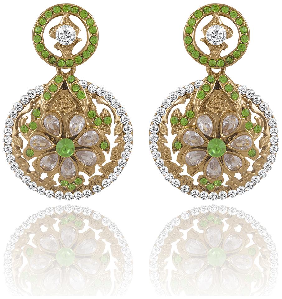 

Sukkhi Graceful Gold Plated AD Earring For Women