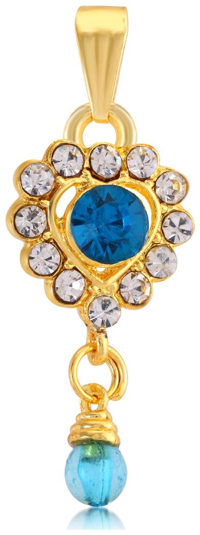 

Sukkhi Heart Shaped Gold Plated Drop Pendant