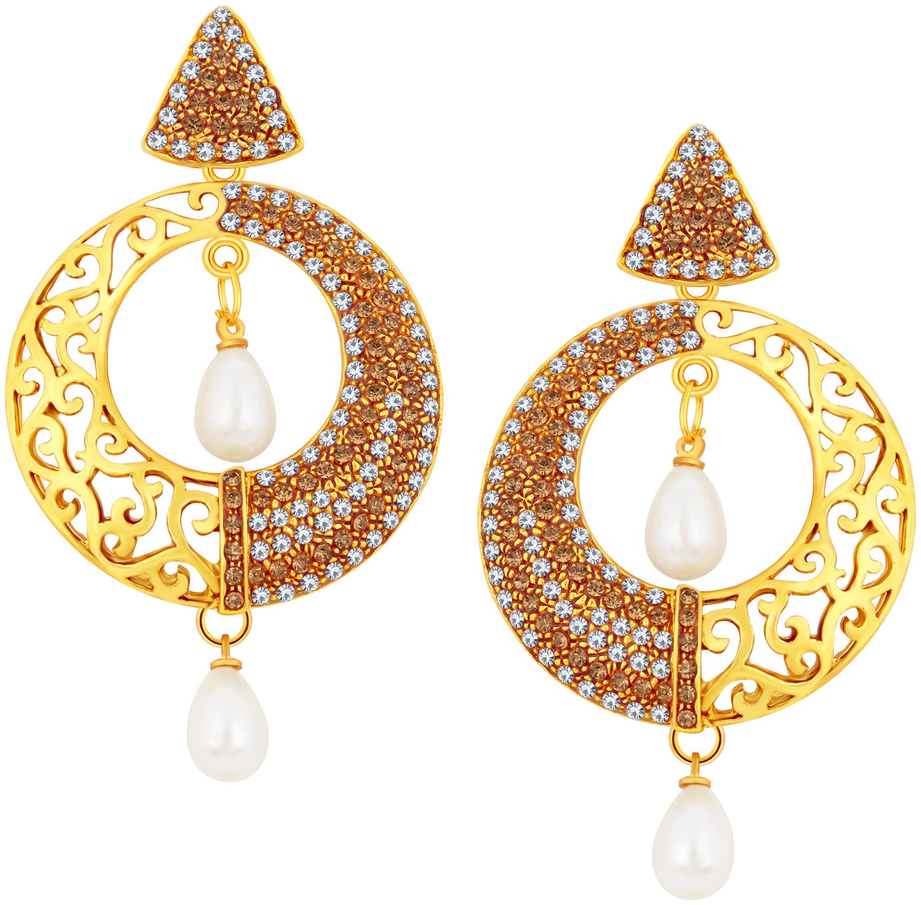 

Sukkhi Incredible Gold Plated AD Earring For Women