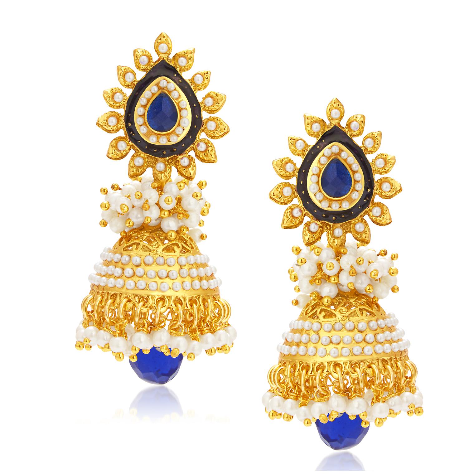 

Sukkhi Intricately Gold Plated Jhumki Earring For Women