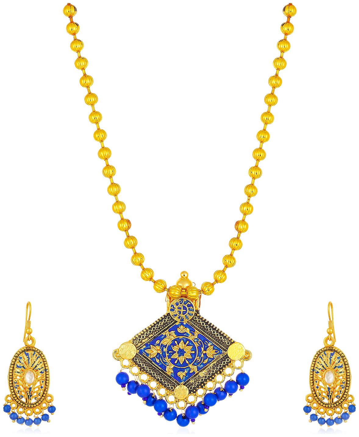 

Sukkhi Lavish Gold Plated Necklace Set for Women