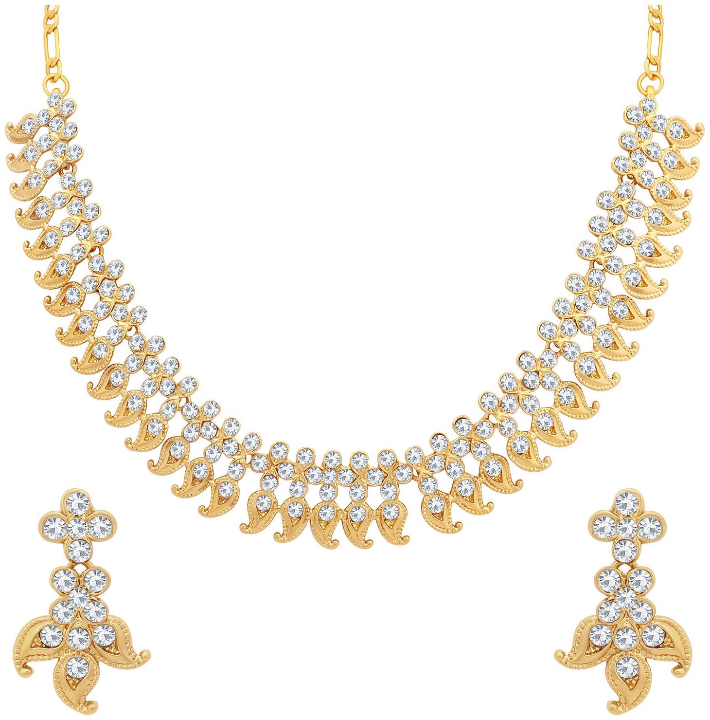 

Sukkhi Lavish Mehandi Gold Plated Necklace Set for Women