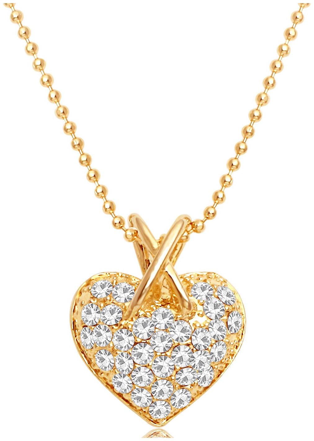 

Sukkhi Lavish Heart Shaped Gold Plated Pendant for women