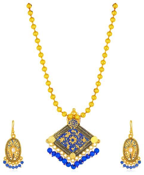 

Sukkhi Lavish Gold Plated Necklace Set for Women
