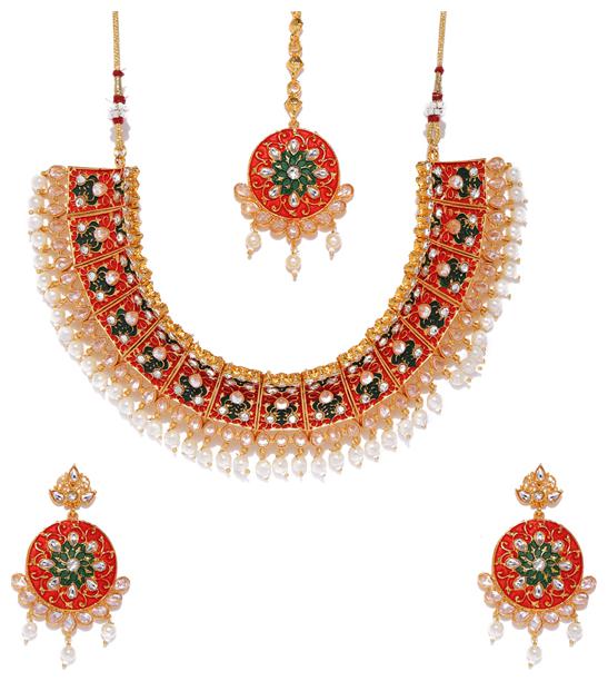 

Sukkhi Lobster Clasp Gemstone Necklace For Women