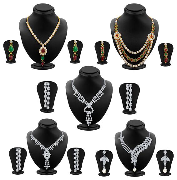 

Sukkhi Lobster Clasp Austrian Diamond Necklace For Women